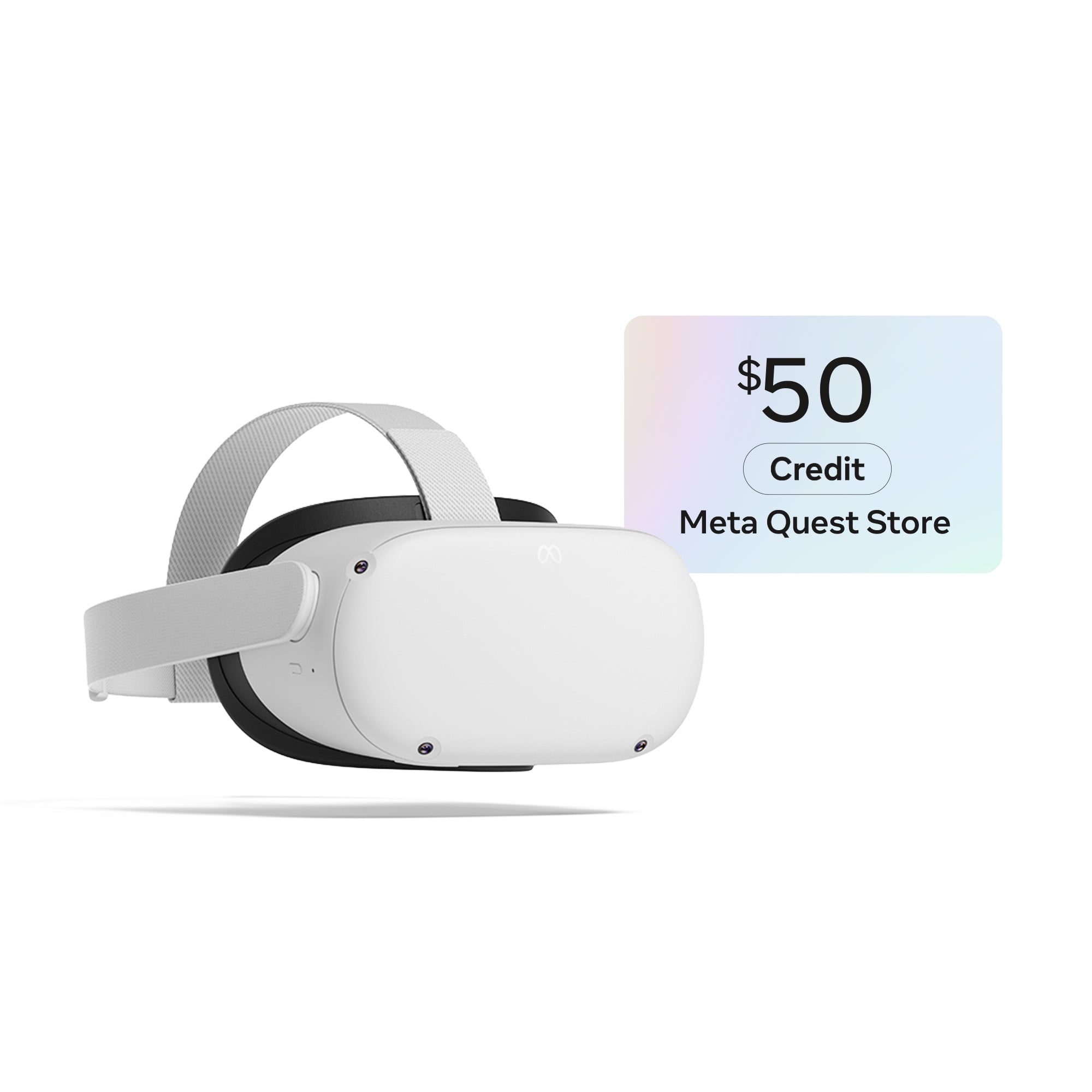 Meta Quest 2 128GB Electronic VR System + $50 Store Credit