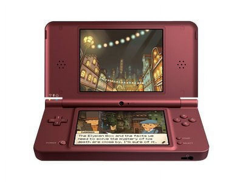 Nintendo DSi XL Original System Game Console, Burgundy - Walmart.com