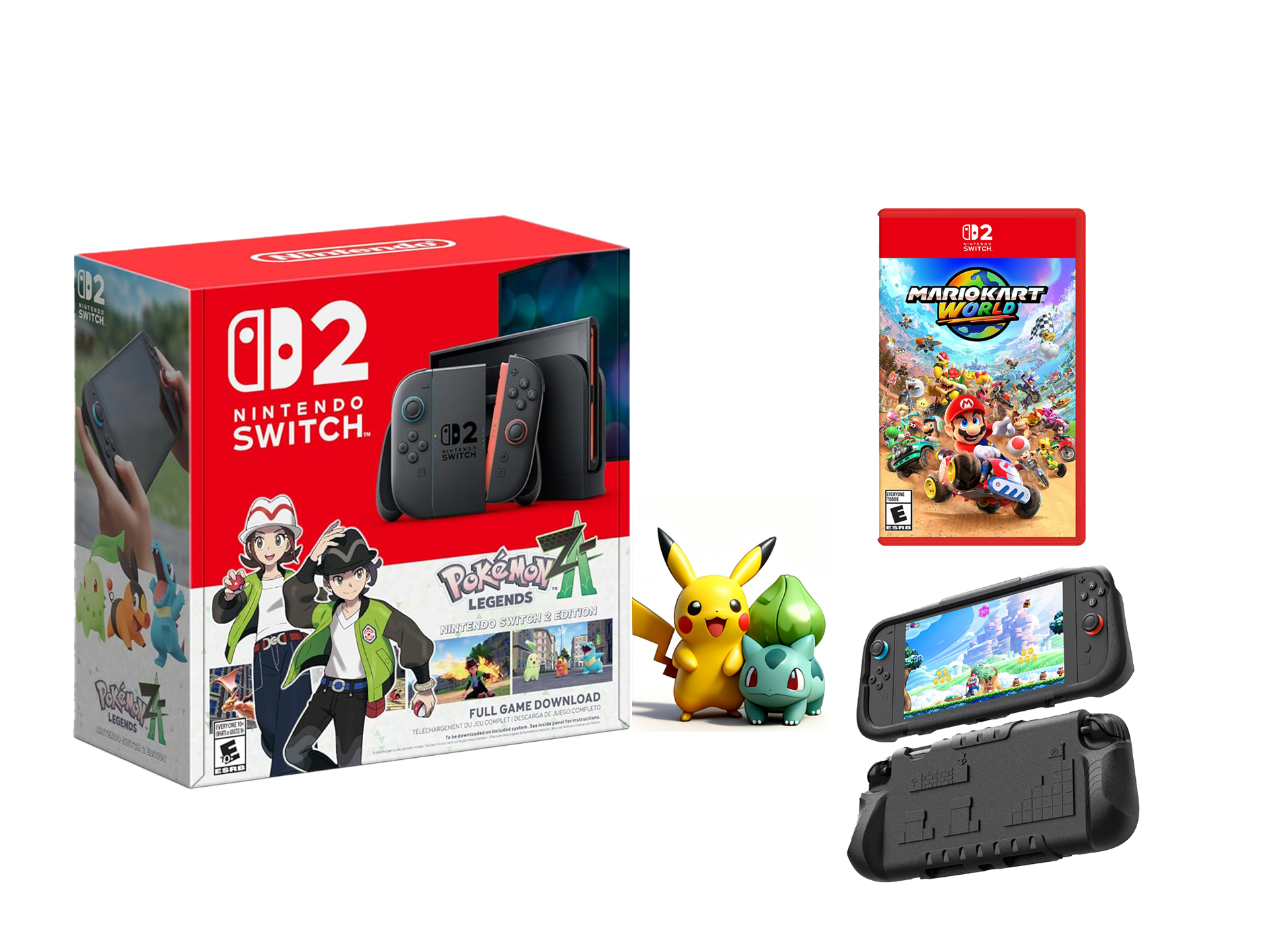 Nintendo Switch 2 + Pokémon Legends: Z-A Bundle + Mario Kart World