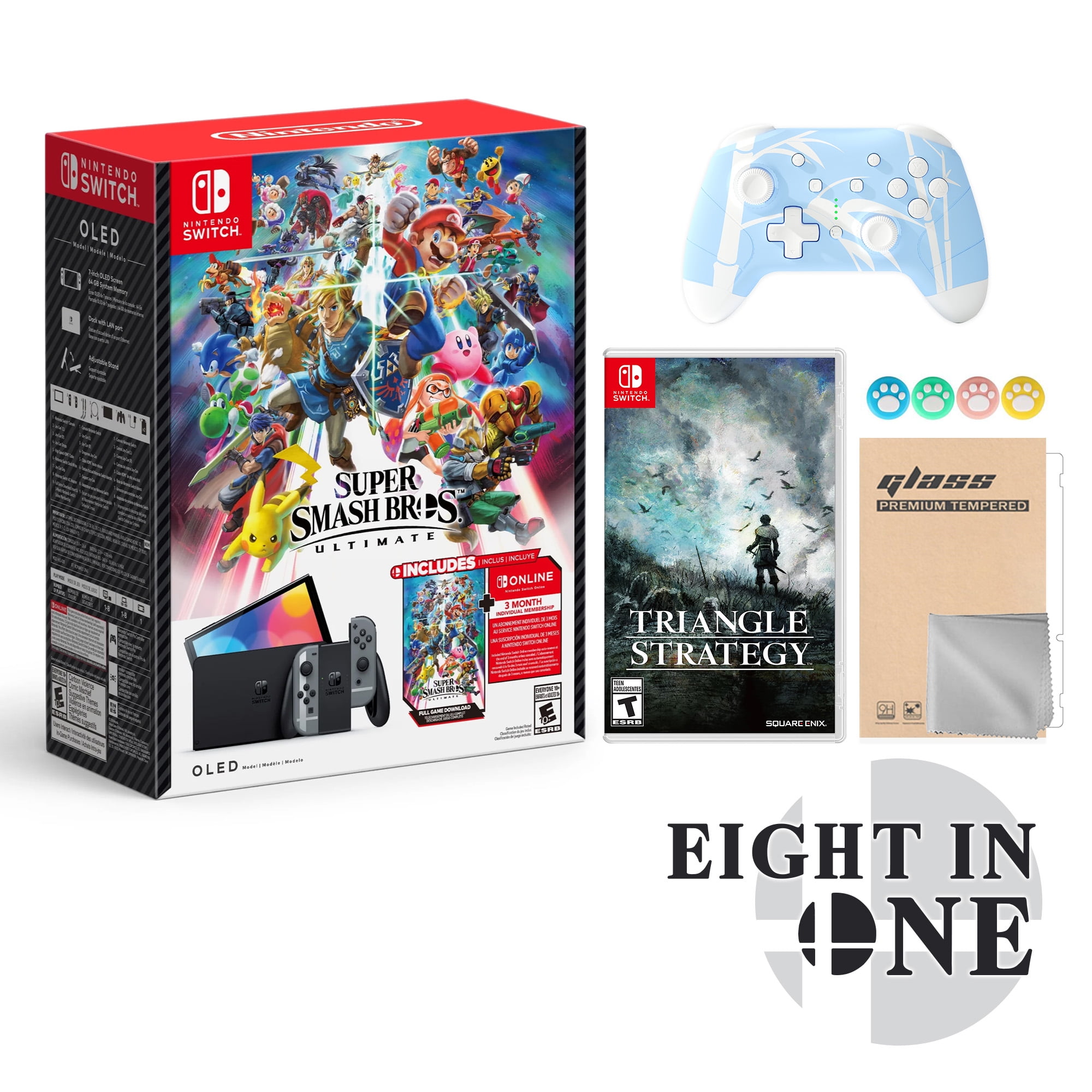 Nintendo Switch OLED Super Smash Bros. Ultimate Bundle: Gray