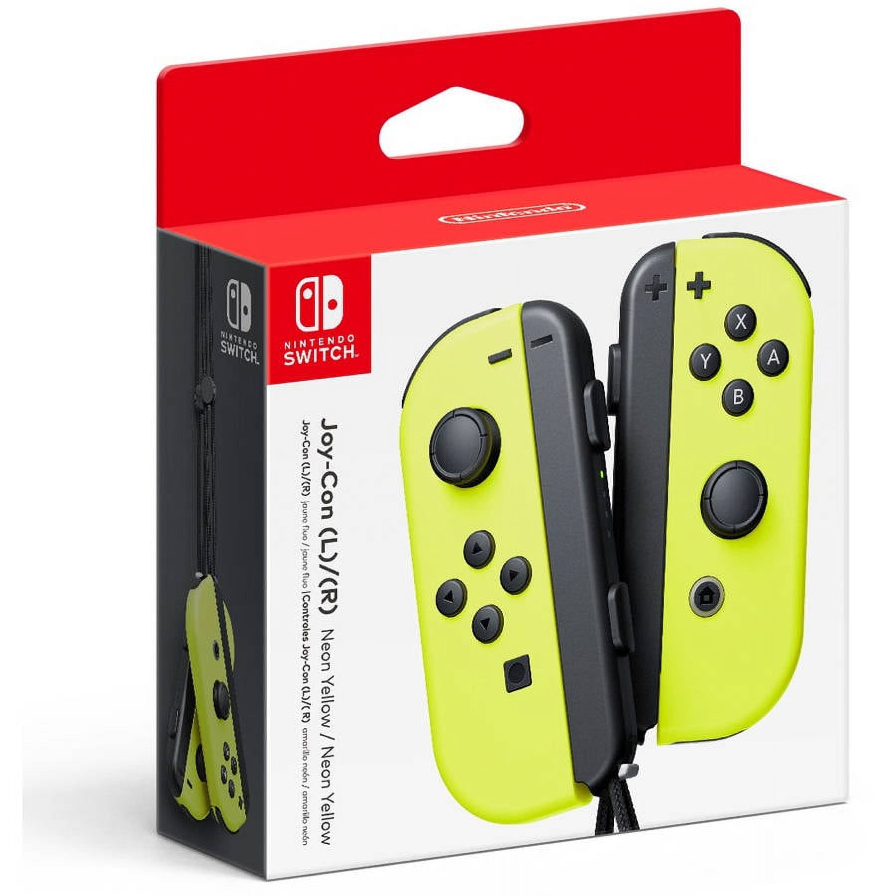 Nintendo Switch Joy-Con Pair, Neon Yellow - Walmart.com