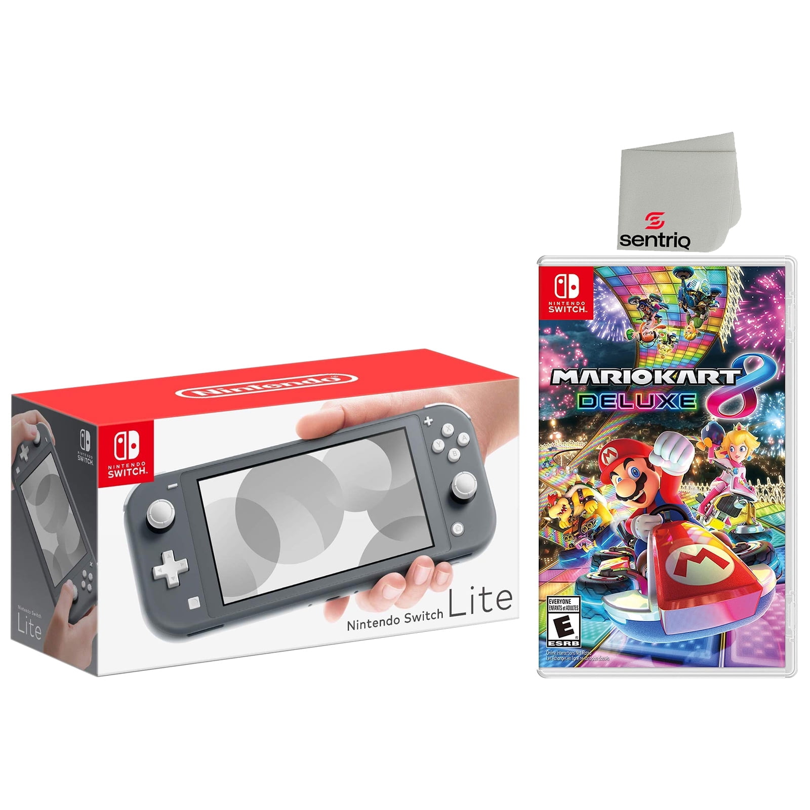 Nintendo Switch Lite 32GB Blue Edition, Mario Kart 8 Deluxe Bundle