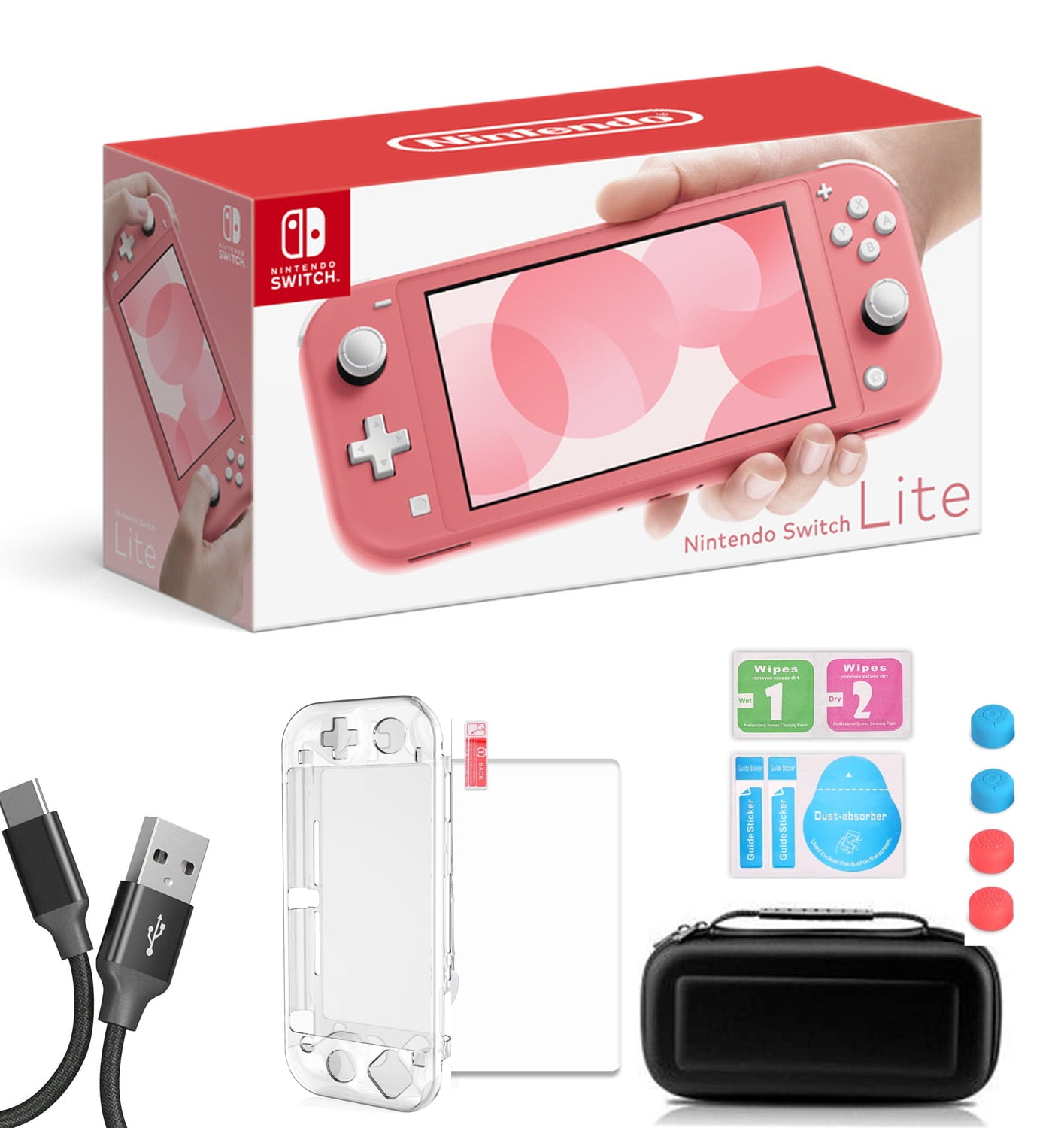 Nintendo Switch Lite Coral Console - 5.5