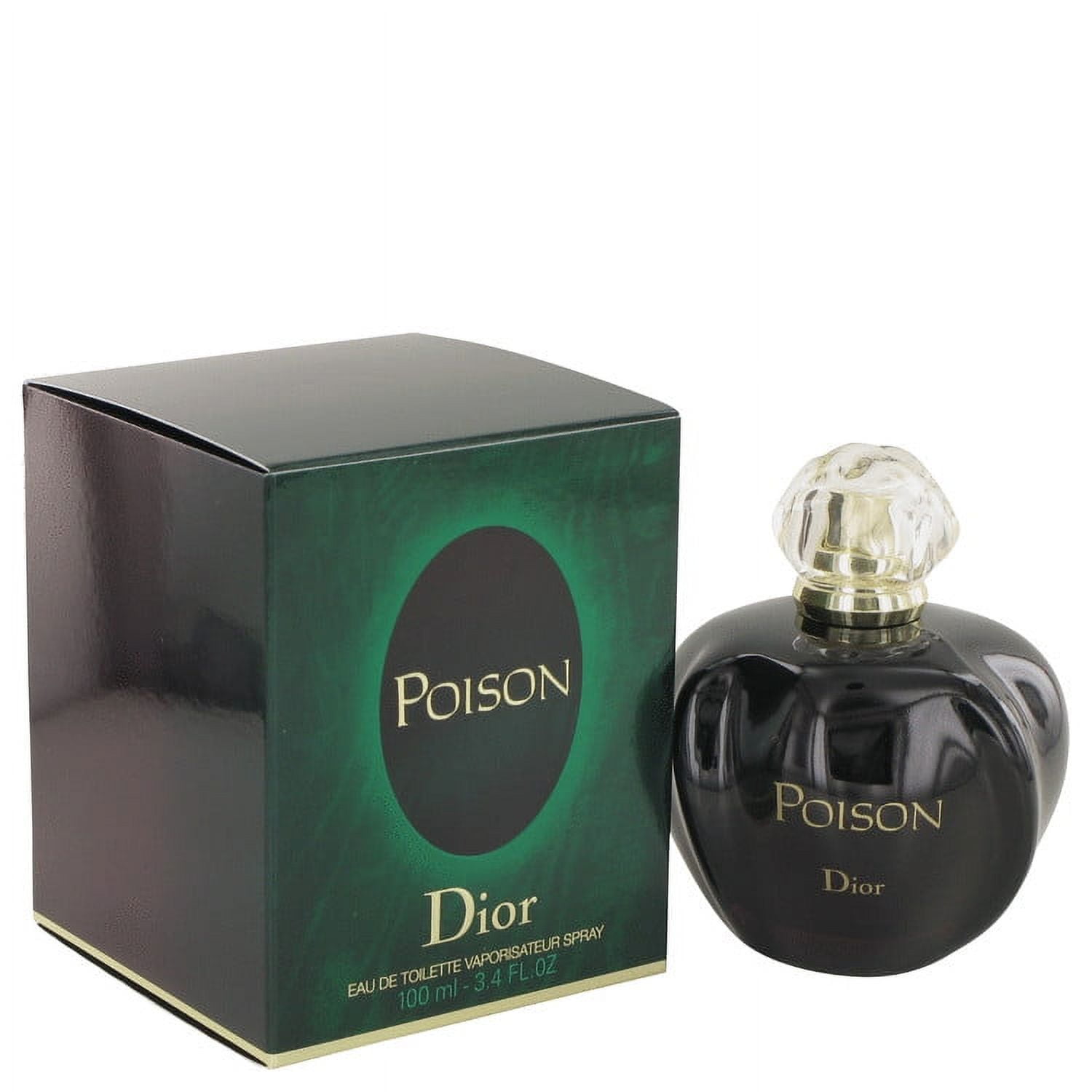 Dior Poison Perfume, 3.4 oz Eau De Toilette Spray, Dark Floral and