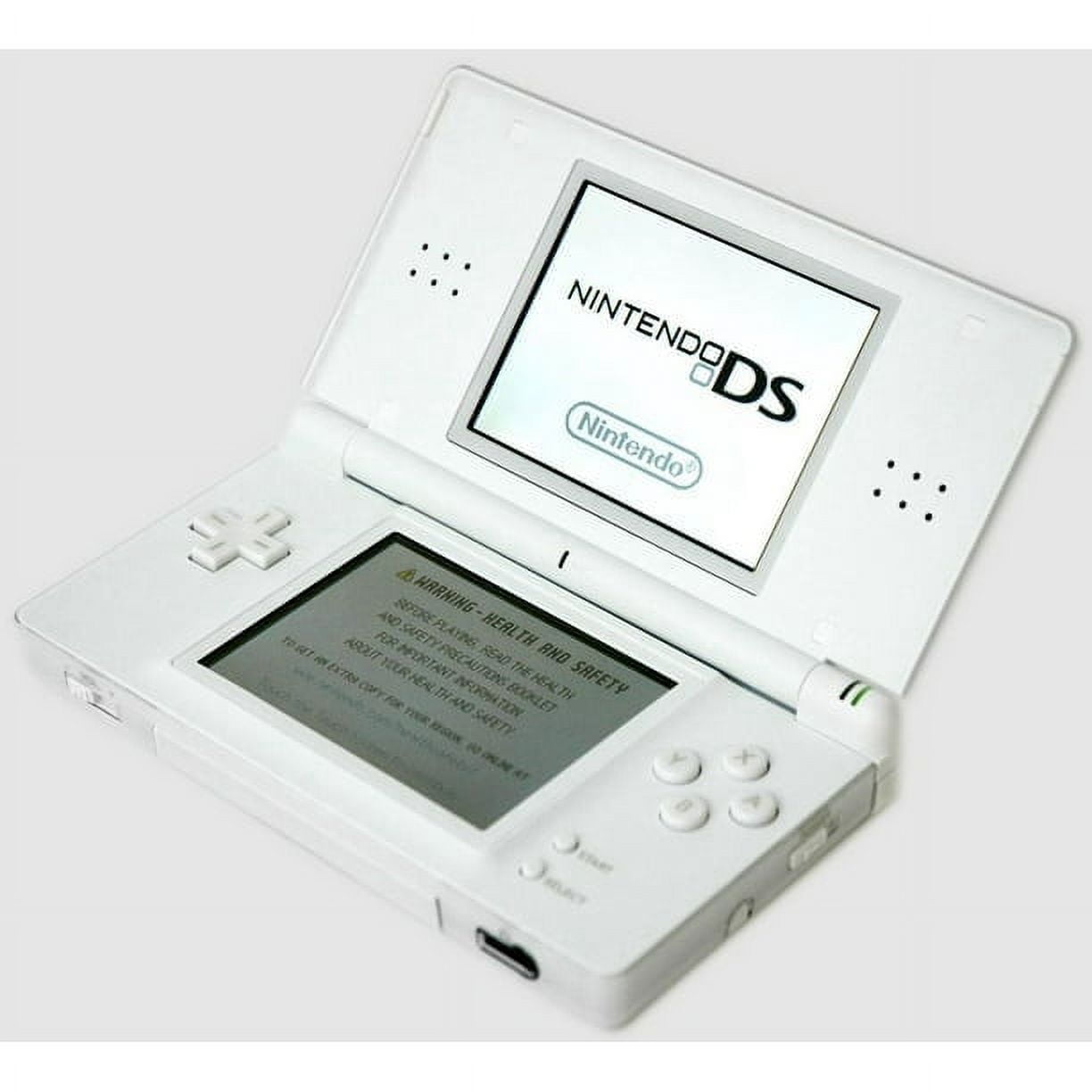 Restored Authentic Nintendo DS Lite Polar White with Stylus and