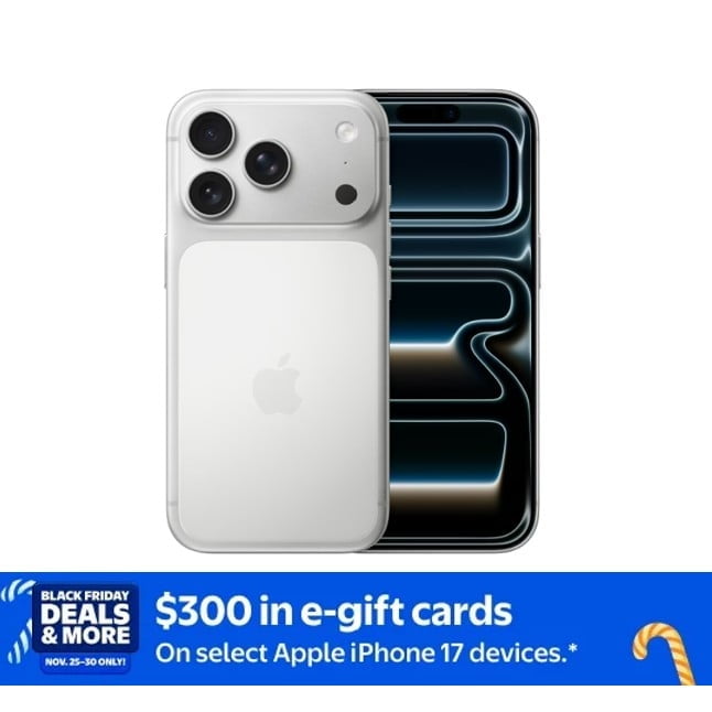 T-Mobile iPhone 17 Pro 512GB Silver - Walmart.com