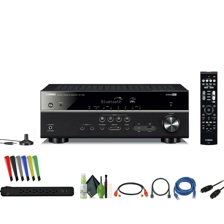 Yamaha RX-V385 5.1-Channel Surround Sound 4K Ultra HD AV Receiver