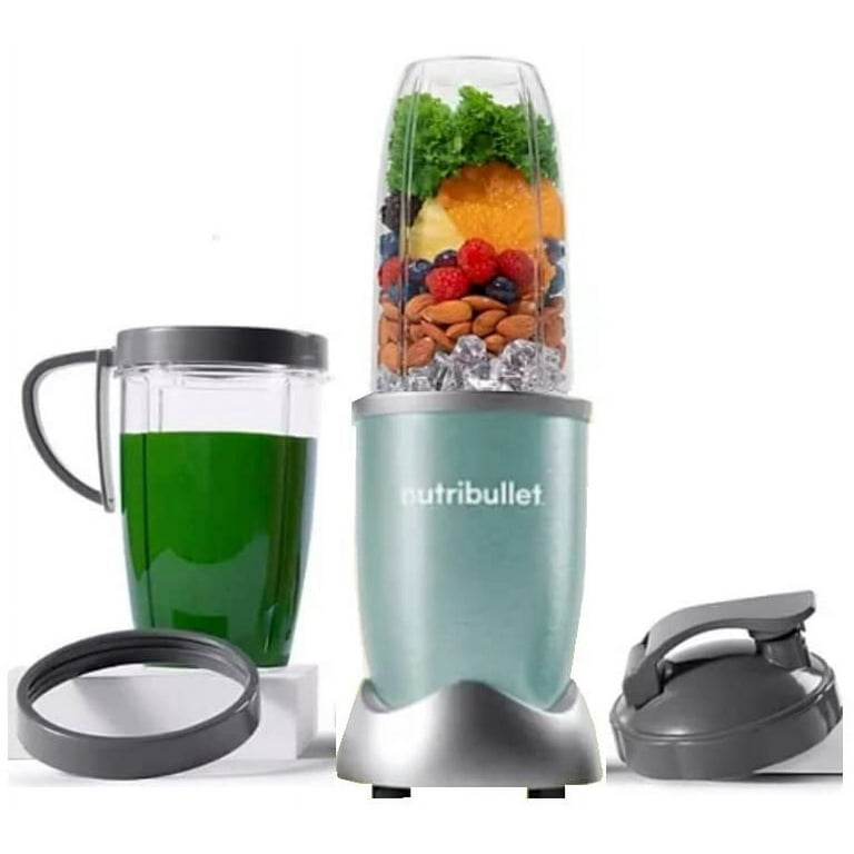 NutriBullet Pro 900W Blender/Mixer, 9-Piece Set, Mint Green, Hi