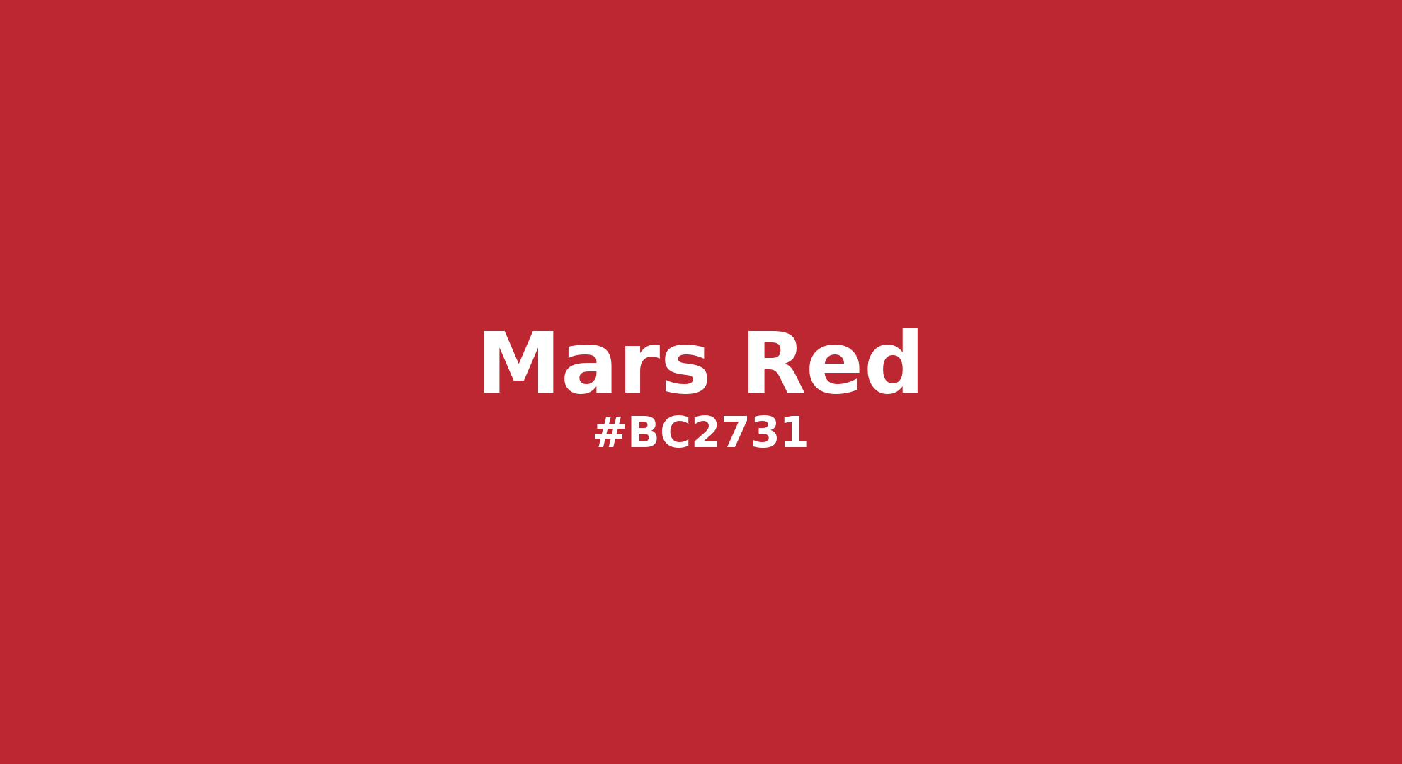 Mars Red | Printing Match PANTONE 18-1655 TCX | Color conversion