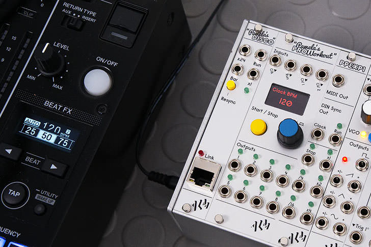 CDJとモジュラーシンセ／リズム・マシンの同期プレイを実現する、ALM