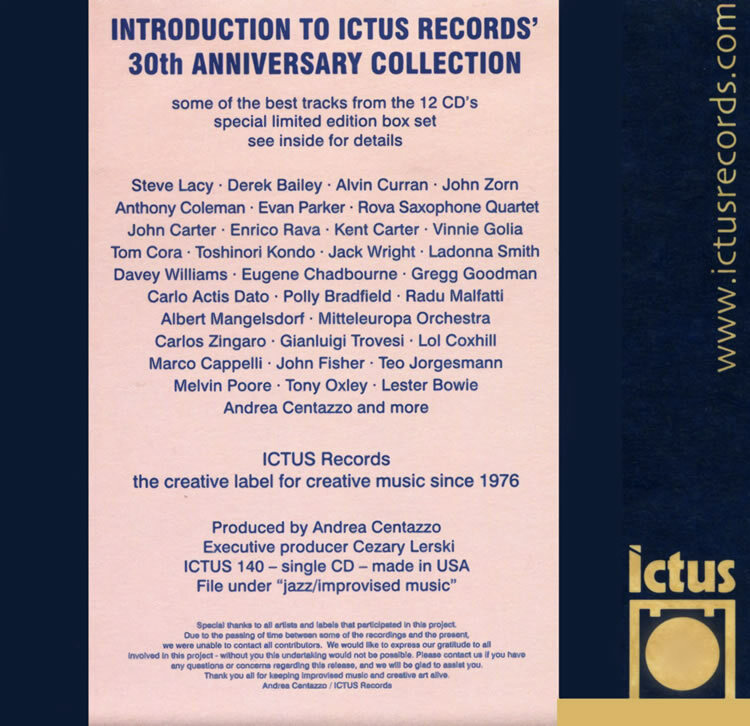 Introduction to 30th Anniversary Collection - Ictus Records