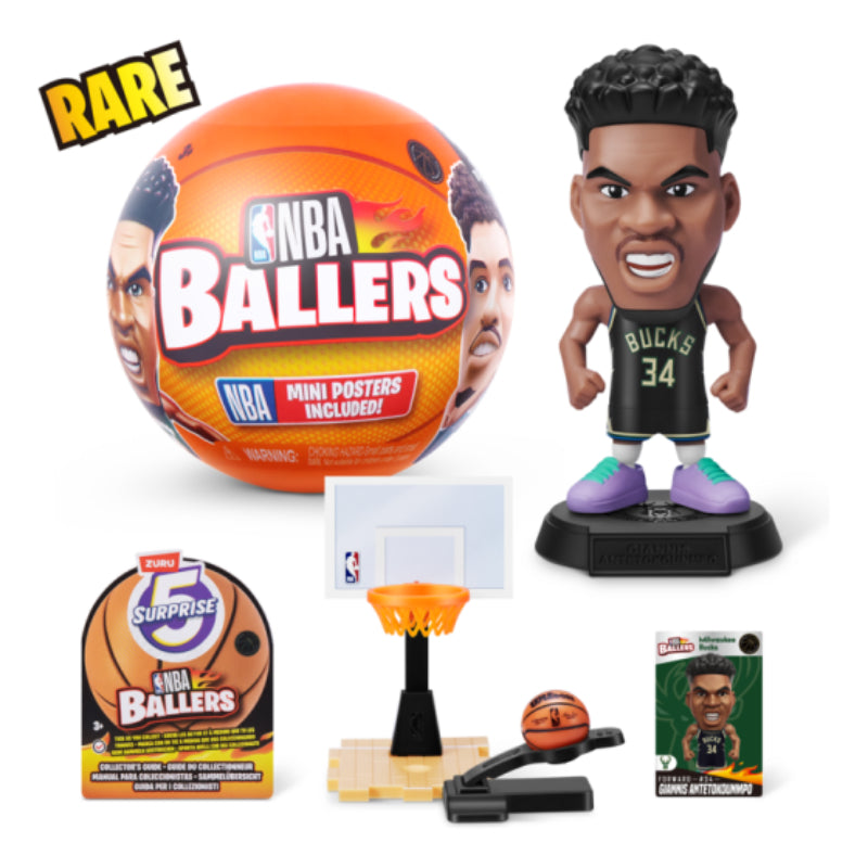5 Surprise NBA Ballers Mystery Capsule Mini Figures - Assortment