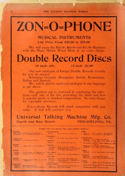 The talking machine world (Jan-Dec 1912) : Bill, Edward Lyman