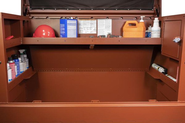 Jobox® 2-682990-01 - Crescent™ Site-Vault™ Brown Steel Piano Box