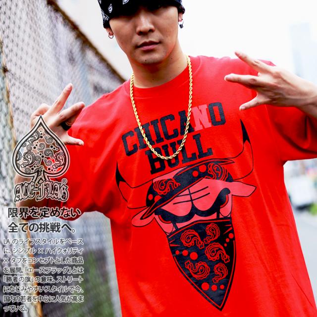 ACEFLAG Tシャツ 半袖 メンズ レディース 春夏用 赤 S-3XL 大きい