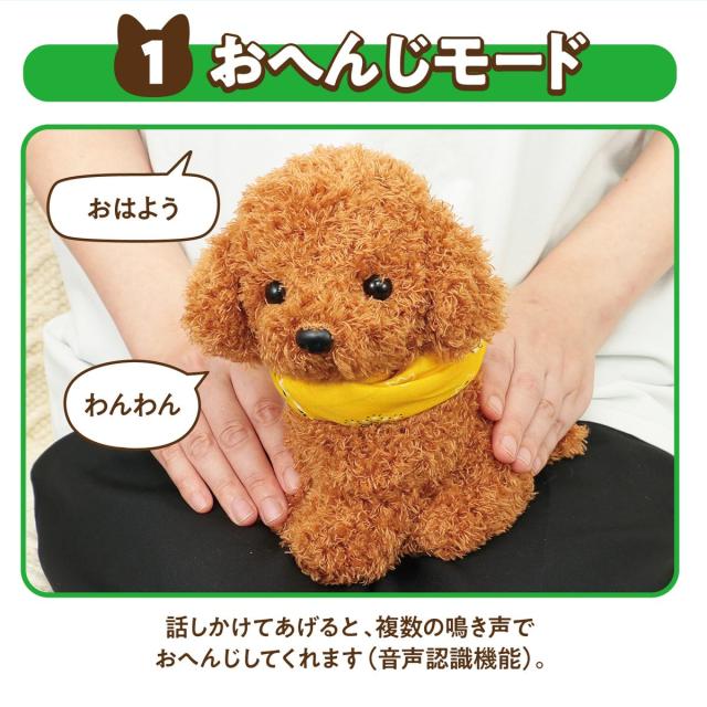 音声認識 ぬいぐるみ よんで！ だっこして！ おへんじアニマル2 トイ