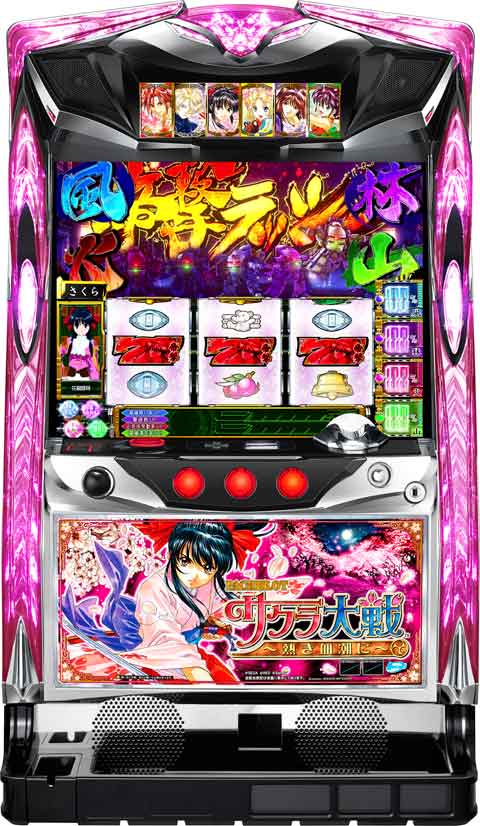 パチスロサクラ大戦～熱き血潮に～ パチスロ スロット 機械割 天井 初