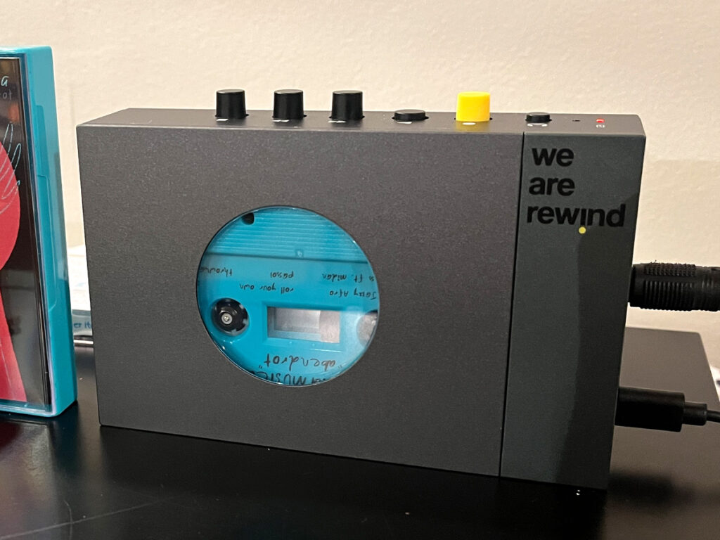 カセットプレーヤー「We Are Rewind」の購入から1年経って