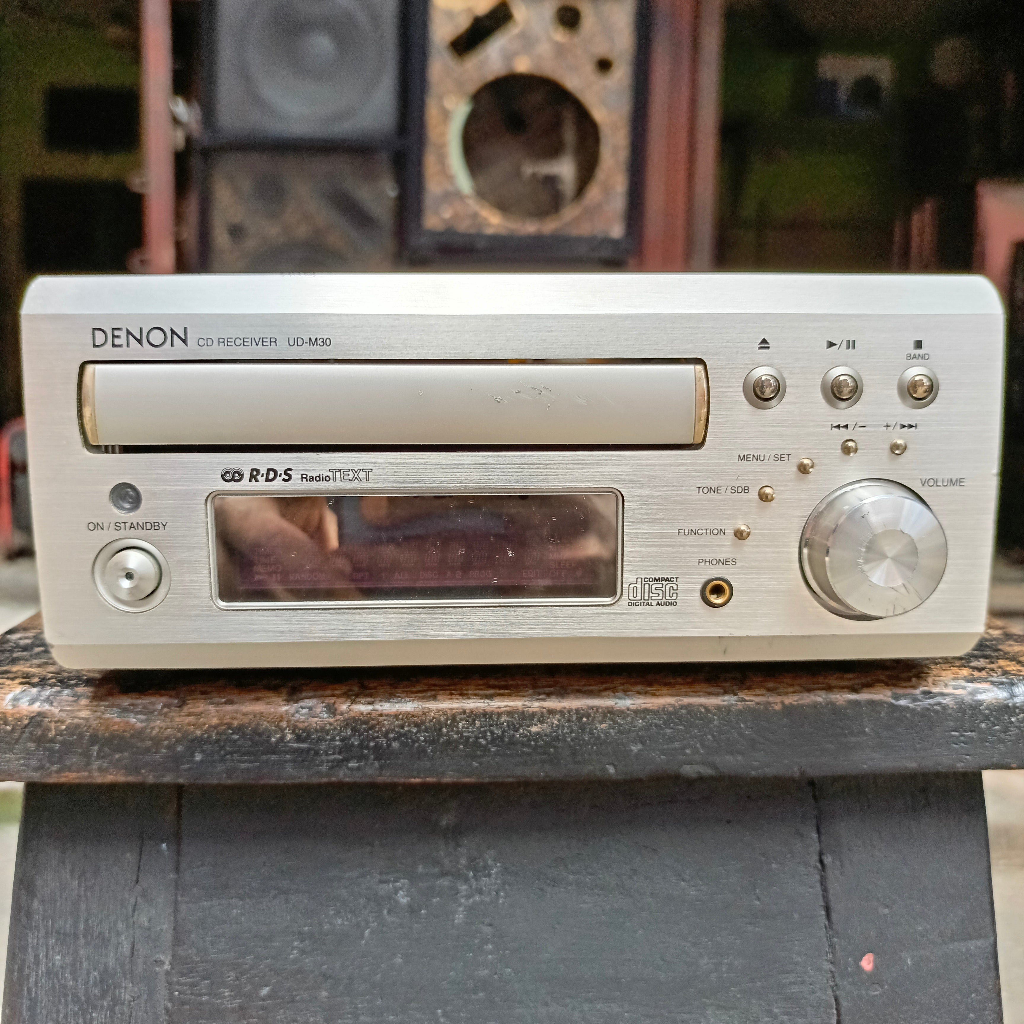 DENON UD-M30 CD Receiver Stereo Audio Amplifier with 2 Audio