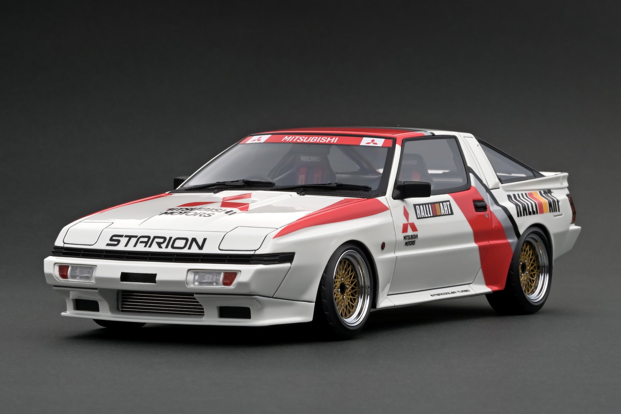 IG1795 Mitsubishi STARION 2600 GSR-VR (E-A187A) White/Red/Silver