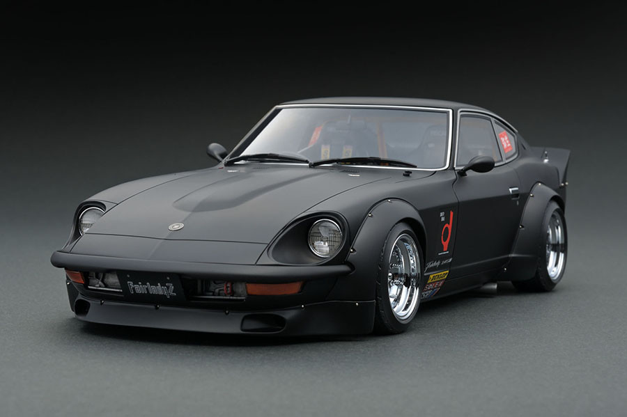 IG0957 1/18 Nissan Fairlady 240ZG (HS30) Full Works Matte Black