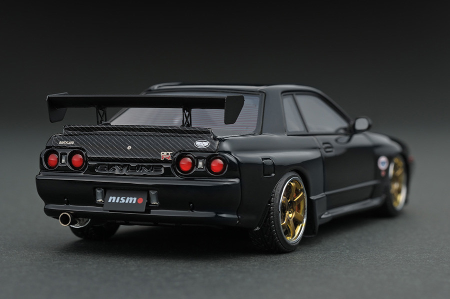 IG0963 1/43 Nissan Skyline GT-R Nismo (R32) Black | LINE UP