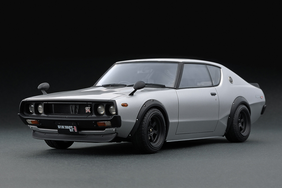IG0039 1/18 Nissan SKYLINE 2000 GT-R (KPGC110) Silver Custum ver