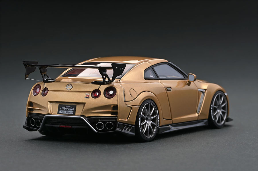 IG1540 1/43 TOP SECRET GT-R (R35) Gold | LINE UP | [公式] ignition
