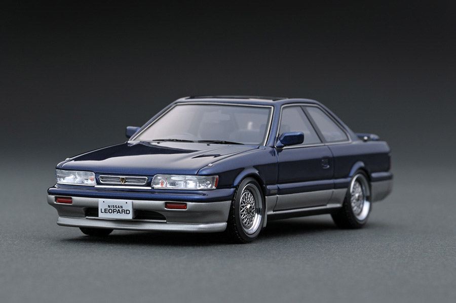 IG1563 1/43 Nissan Leopard (F31) Ultima V30TWINCAM TURBO Dark Blue