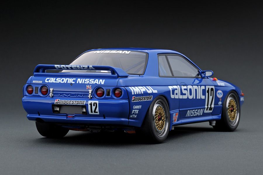 IG1727 1/18 CALSONIC SKYLINE #12 R32 GT-R 1990 JTC Debut Win
