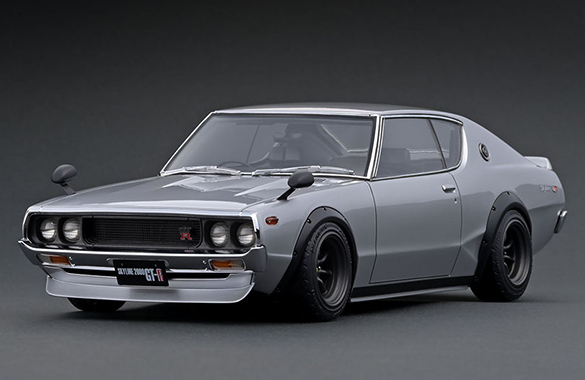 IG1842 1/18 Nissan Skyline 2000 GT-R (KPGC110) Silver | LINE UP