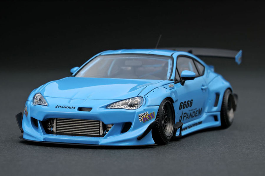 IG1166 1/43 PANDEM TOYOTA 86 V3 Blue | LINE UP | [公式] ignition
