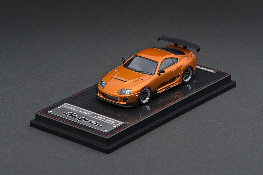 IG2238 1/64 Toyota Supra (JZA80) RZ Orange Metallic GReddy Ver