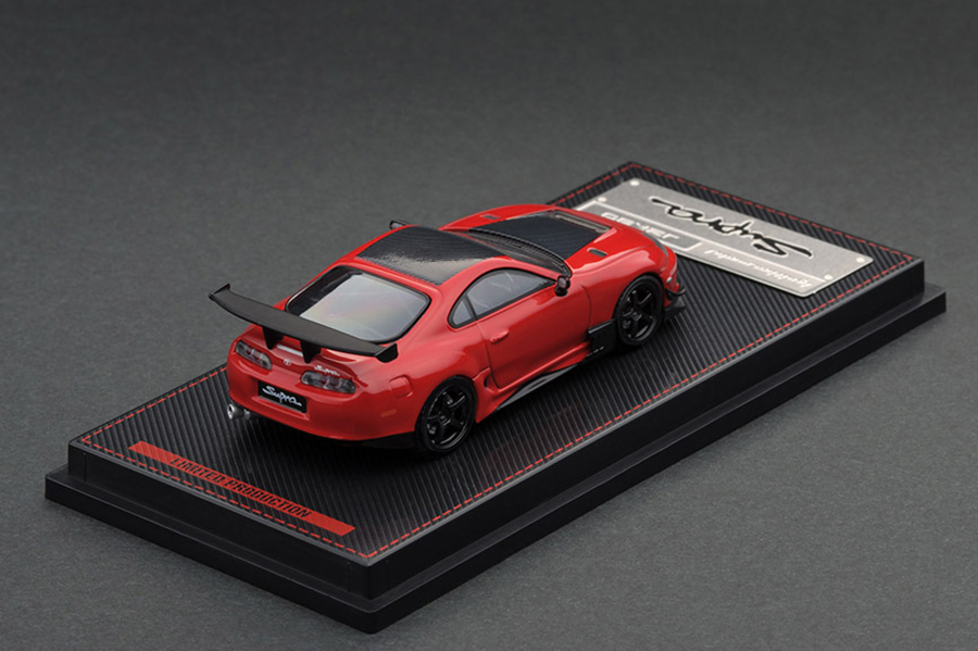 IG2240 1/64 Toyota Supra (JZA80) RZ Red With Mr.Orido | LINE UP
