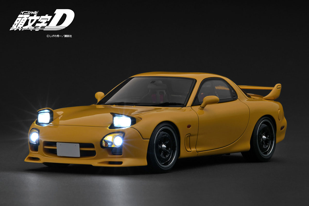 IG3940 1/18 INITIAL D Mazda RX-7 Mazda Speed A-spec(FD3S) Yellow
