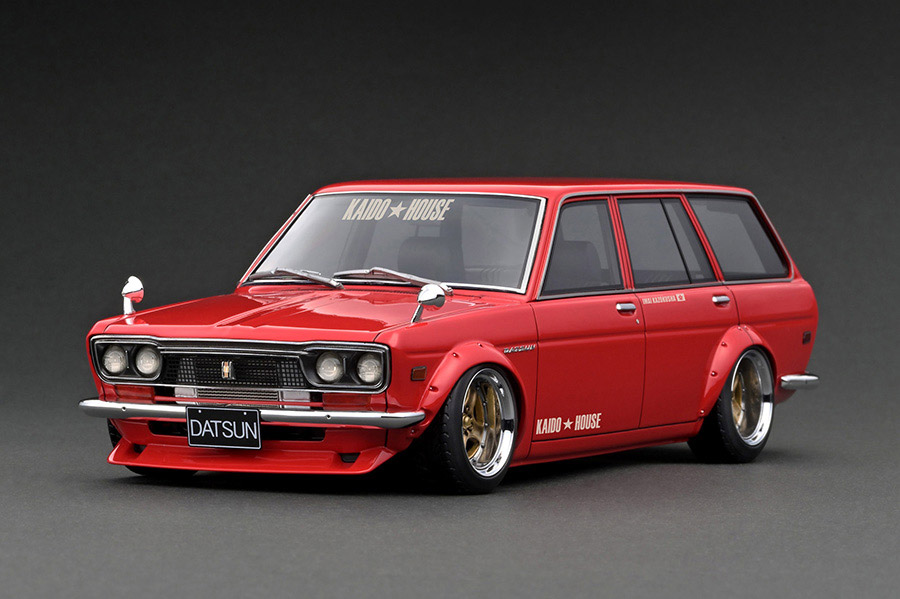 IG3152 1/18 Datsun Bluebird (510) Wagon Red | LINE UP | [公式