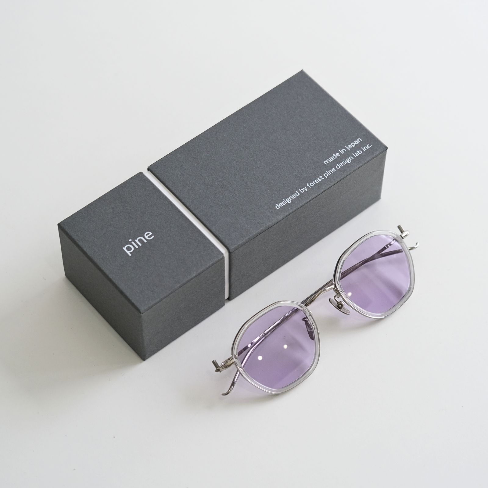 PINE - 1042SG / clear ×silver / PURPLE / サングラス / 眼鏡 | iko