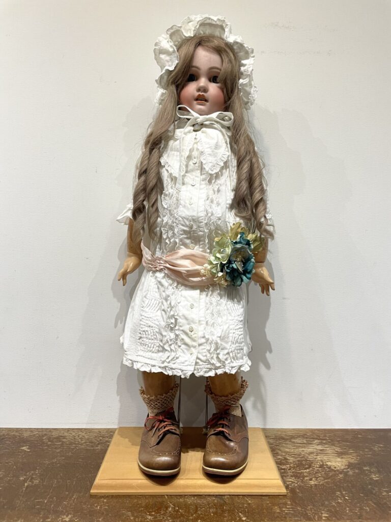 出張買取】埼玉県新座市より「フランスアンティーク ビスクドール 2点