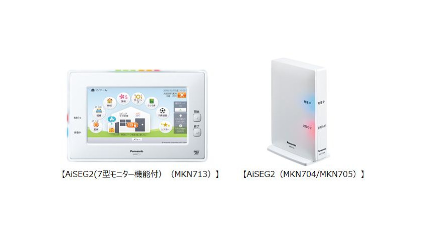 Panasonic® MKN 713 AiSEG2（7型モニター機能付） 【公式通販】