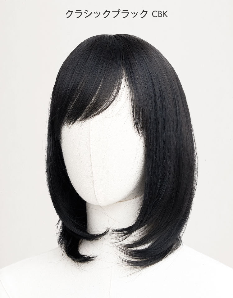 天使のピース ワイド 人毛MIX トップカバーウィッグ｜リネアストリア