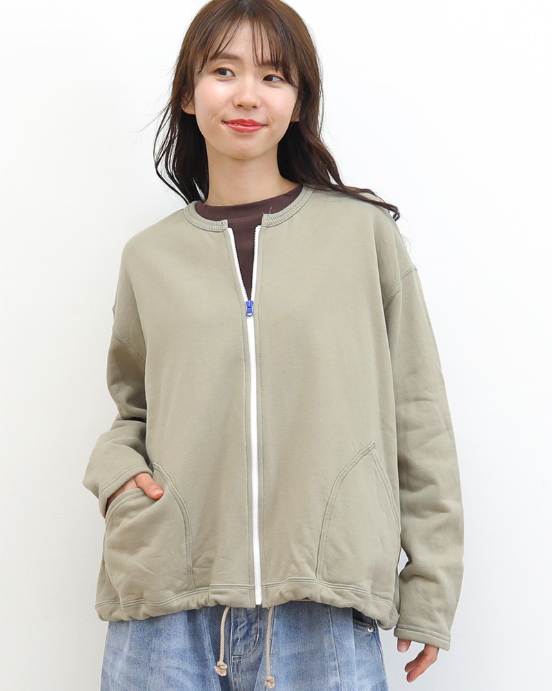 Clip.tab］裏毛ZIPカーデ／クリップタブ ｜オンセブンデイズ【公式通販】