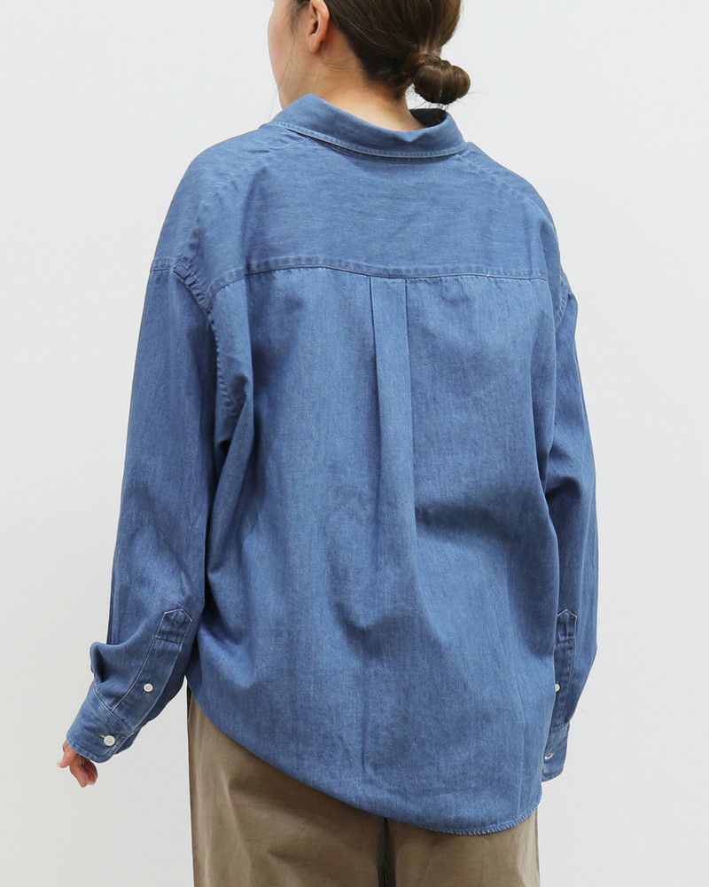 GYMPHLEX］6ozライトデニムシャツ／ジムフレックス ｜オンセブンデイズ