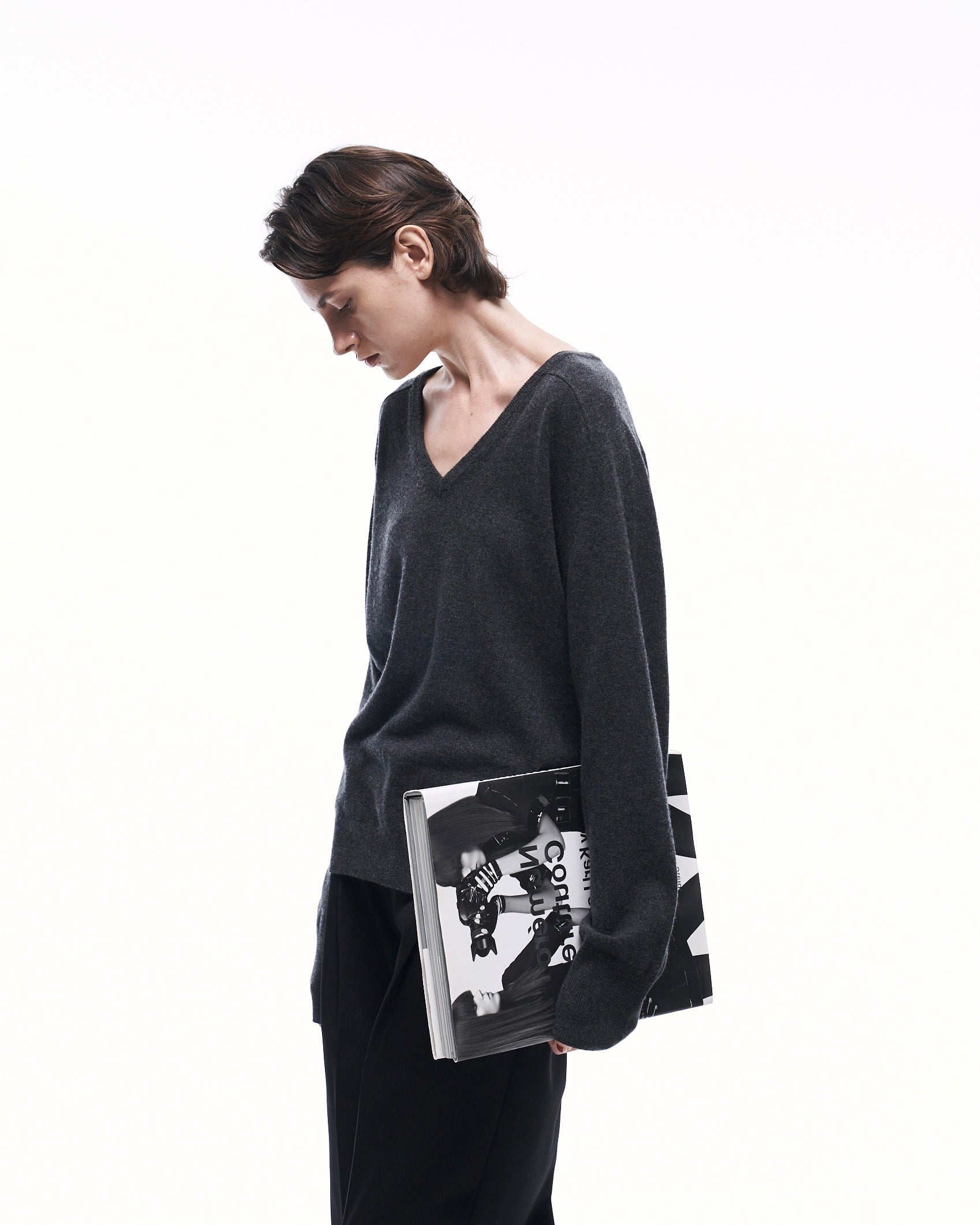 CASHMERE V-NECK KNIT – ILEAN