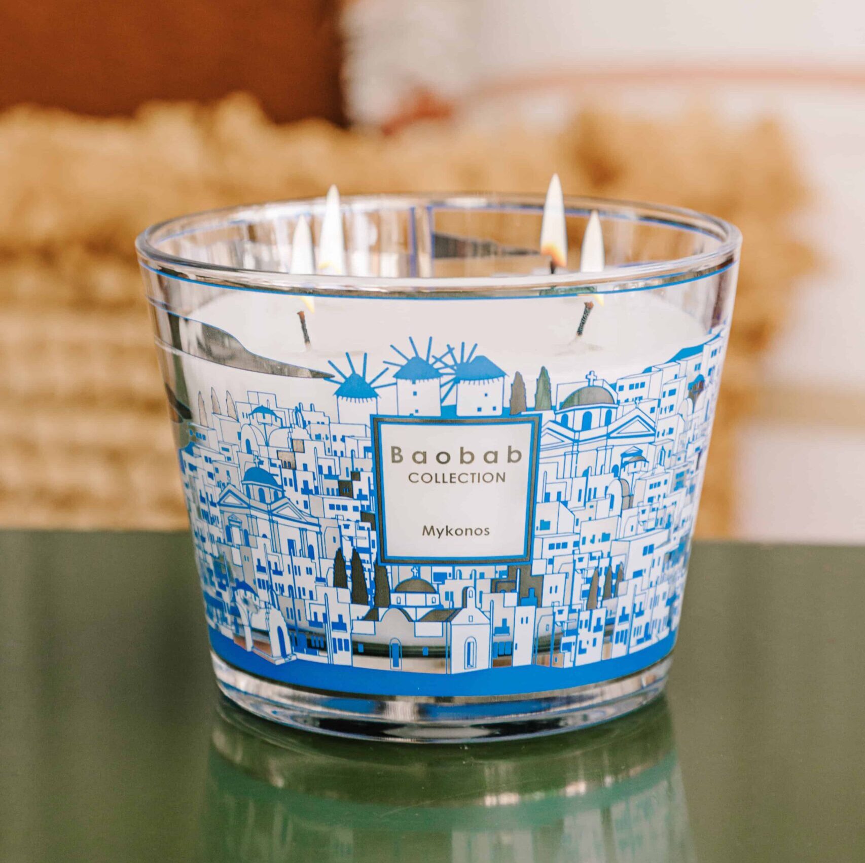 Cities: Mykonos Candle by Baobab Collection - IL Lusso