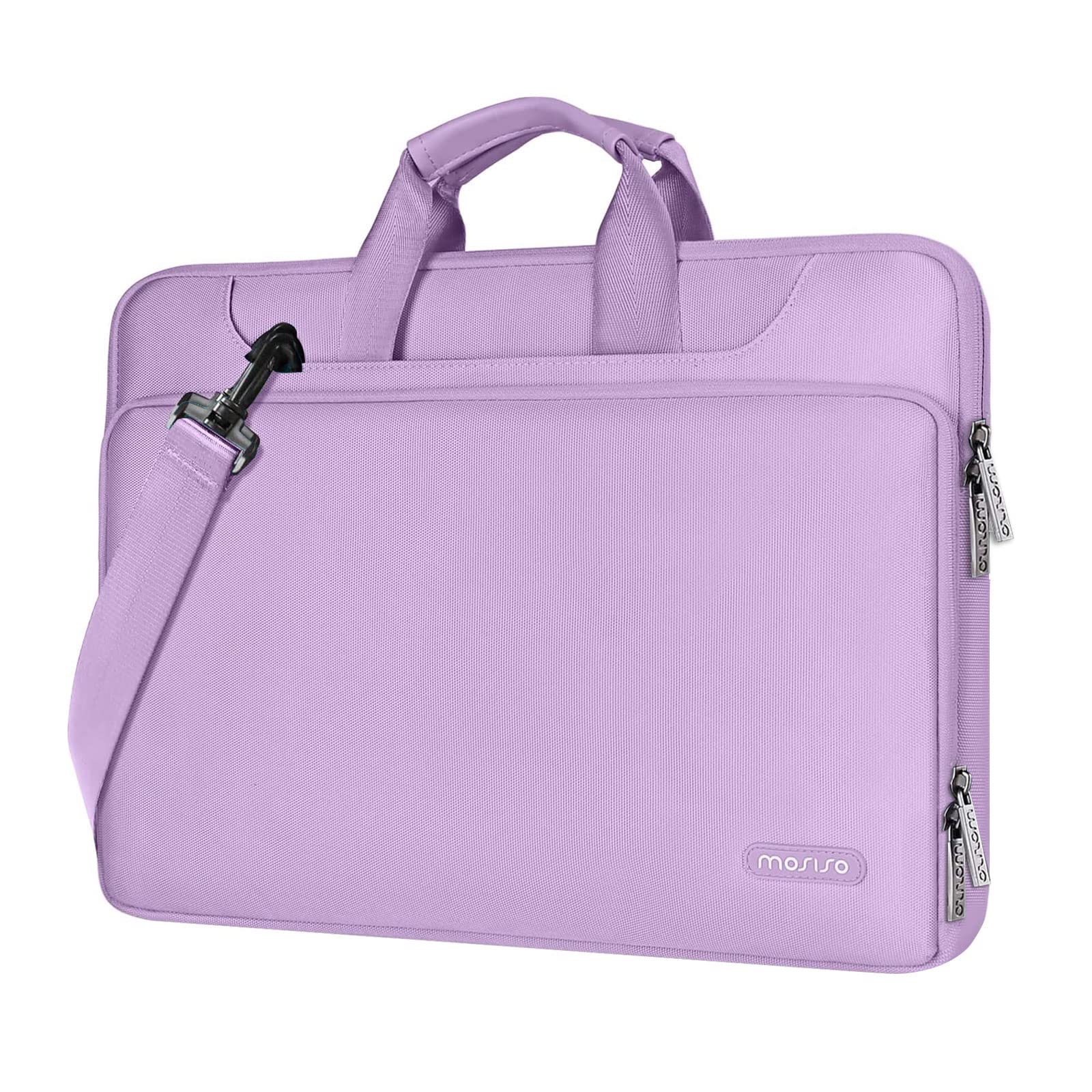 MOSISO 360 Protective Laptop Shoulder Bag Compatible with 13-17.3
