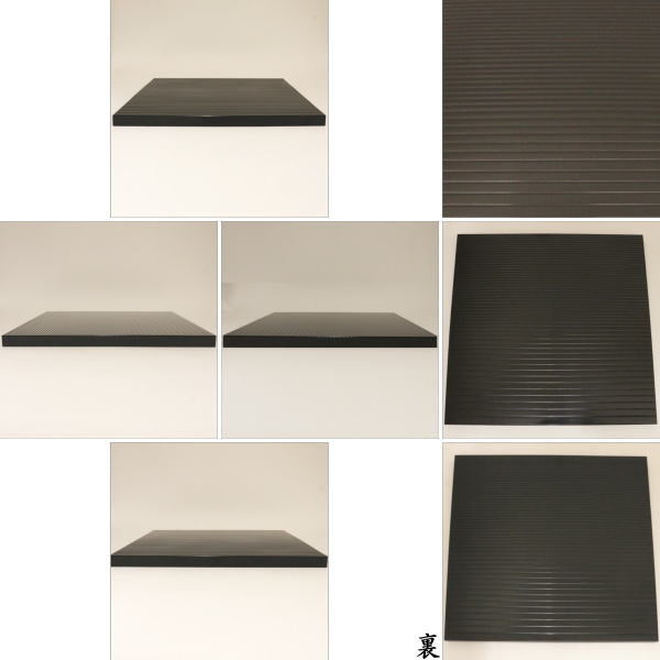 茶器/茶道具 風炉用敷板】 小板 荒目板 真塗り 9.5寸 川瀬表完作 木製