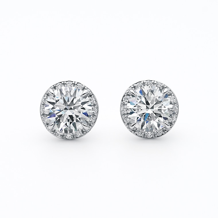 L009 ラボグロウンダイヤモンド/ピアス/2.00ct(プラチナ): SHINCA