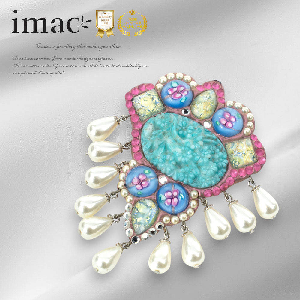 ジュエリー　ブローチ Diamond K18WGダイヤモンドペントップ兼ブローチ (NO.304014) – JEX