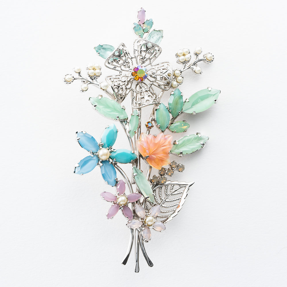 イマック キツネ ボヘミアングラス バッジ ブローチ きつね イマック