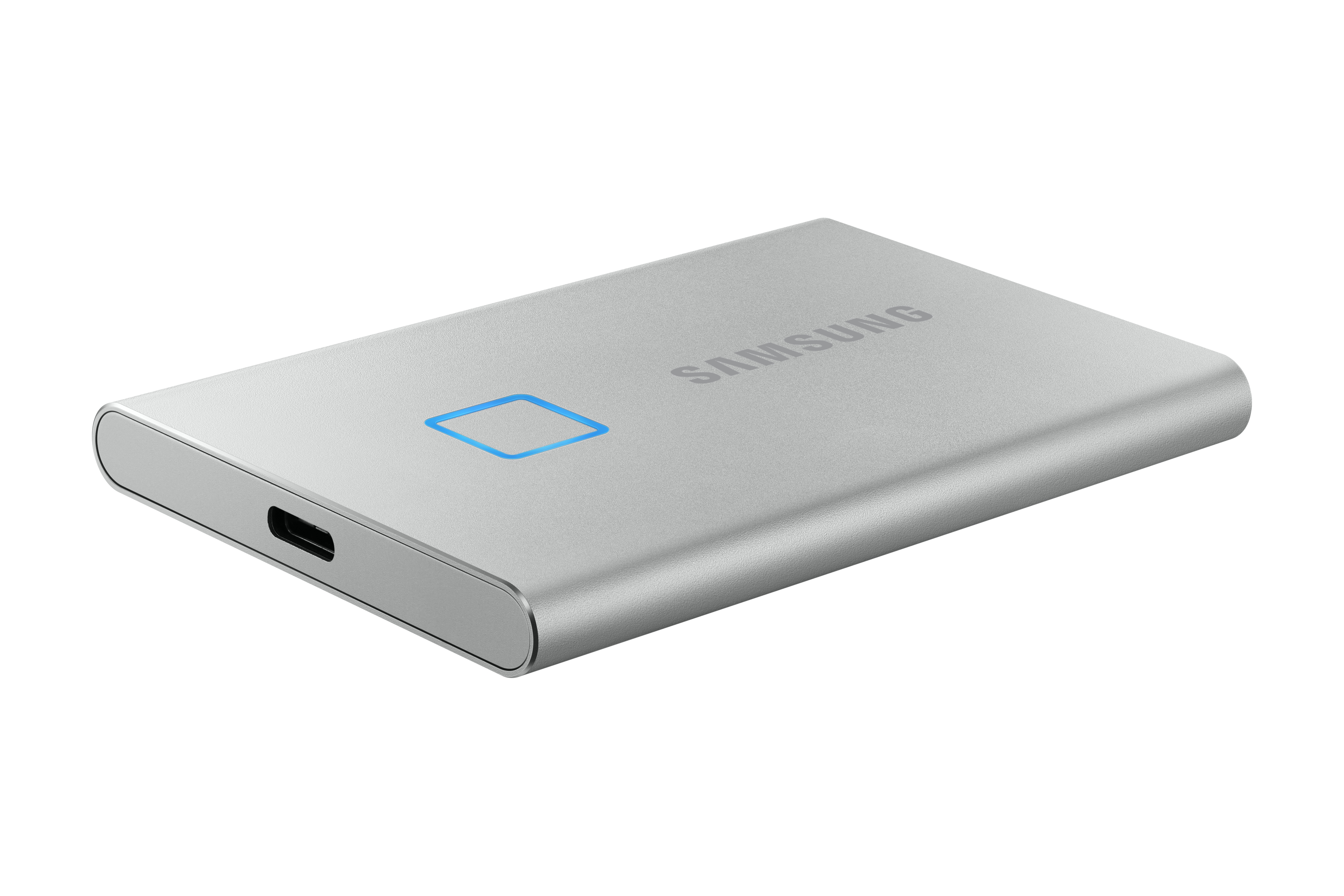 Portable SSD T7 TOUCH USB 3.2 1TB (Silver) Memory & Storage - MU